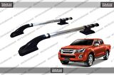 ISUZU D-MAX TAVAN ÇITASI (2012 +) PORT BAGAJ NİKEL (ARA ATKISIZ)