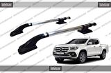 MERCEDES X-CLASS TAVAN ÇITASI (2017+) PORT BAGAJ NİKEL (ARA ATKISIZ)