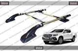 MERCEDES X-CLASS TAVAN ÇITASI (2017+) PORT BAGAJ NİKEL (ARA ATKILI)