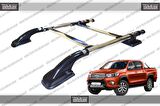 TOYOTA HILUX TAVAN ÇITASI (2006-2015) PORT BAGAJ NİKEL (ARA ATKILI)