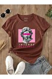 Unisex İntense Yazılı Tshirt