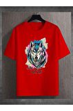 Unisex Gray Wolf Yazılı Tshirt