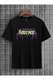 Unisex Forever Yazılı Tshirt