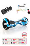 Elektrikli Kaykay Scooter Akıllı Denge Hoverboard + HoverKart + Çanta FULL LEDLİ EXTREM PAKET D03