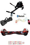 Elektrikli Kaykay Scooter Akıllı Denge Hoverboard + HoverKart + Çanta FULL LEDLİ EXTREM PAKET D15