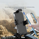 Motosiklet,Bisiklet,Scooter Telefon Tutucu Gidon Montajlıdır 