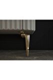 Legend X Metal Ayak 21 Cm Altın Kanepe Koltuk Dolap Komidin Modern Tv Ünite Mobilya Ayağı Gold