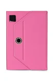 Velvoria Dark EvoPad M1040 10.1 (3G) - 10.1" Tablet Uyumlu Standlı Üniversal Kapaklı Pembe Tablet Kılıfı