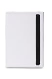 Velvoria FreeLander KV 12 10.1" PC Tablet Uyumlu Standlı Üniversal Kapaklı Beyaz Tablet Kılıfı