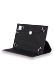 Velvoria Prestigio Multipad Visconte 10.1" Tablet Uyumlu Standlı Üniversal Kapaklı Mor Tablet Kılıfı