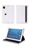 Velvoria Samsung Galaxy Tab A 2019 T510 T515 10.1" Standlı Üniversal Kapaklı Beyaz Tablet Kılıfı