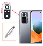 Tkgz Xiaomi Redmi NOTE 10 PRO Arka Kamera CAM Lensi + Bistüri Ucu