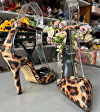 LEOPAR TREND MODEL KADIN TOPUKLU AYAKKABI