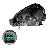 LEOPARTS Hyundai Tucson Far Lambası Sağ (Sarı / Manuel) 2004-2010 92102-2E021