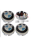 BMW NİKEL MAVİ KARBON JANT KAPAĞI 3A 3D 3ABS