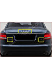 Audi A6 ve 2.4 Krom Bagaj Yazısı ve Bagaj Arması Seti 3'lü Paket