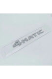 4 Matic Bagaj Arma Yazı Logo Sticker Abs Krom Üretim Ithal Car Aksesuar