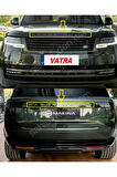 Range Rover 4.4 V8 2024 Uyumlu Range Rover Siyah Kaput ve Bagaj Yazısı