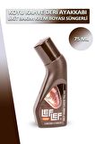 Bağcık + Nuri Leflef Deri Likit Ayakkabı Bakım Boyası Süngerli 75 ML Set
