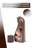 Bağcık + Nuri Leflef Deri Likit Ayakkabı Bakım Boyası Süngerli 75 ML Set