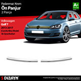 S-Dizayn VW Golf 7 Krom Ön Panjur 2 Prç. Comfortline 2013-2017