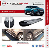 Peugeot 5008 Luxury Kapı Eşiği 4 Prç Krom 2017 ve Sonrası