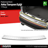 S-Dizayn Dacia Duster Krom Arka Tampon Eşiği 2009-2018
