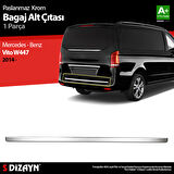 S-Dizayn Vito W447 Krom Bagaj Alt Çıtası 2014-2020