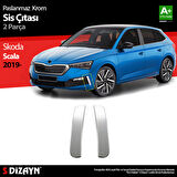 S-Dizayn Skoda Scala Krom Sis Çıtası 2 Prç 2019-2023