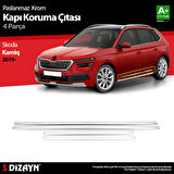 S-Dizayn Skoda Kamiq Krom Kapı Koruma Çıtası 4 Prç. 2019 Üzeri