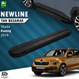S-Dizayn Skoda Kamiq NewLine Siyah Yan Basamak 183 Cm 2019 Üzeri A+ Kalite