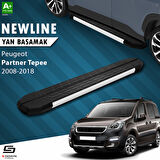 S-Dizayn Peugeot Partner 2 Tepee NewLine Aluminyum Yan Basamak 193 Cm 2008-2018 A+ Kalite