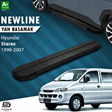 S-Dizayn Hyundai H-1 Starex NewLine Siyah Yan Basamak 193 Cm 1998-2007 A+ Kalite