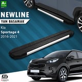 S-Dizayn Kia Sportage 4 NewLine Krom Yan Basamak 173 Cm 2016-2021 A+ Kalite