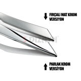 S-Dizayn VW Tiguan Krom Ön Tampon Çıtası 2020-2024 (Mat Krom)