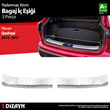 S-Dizayn Nissan Qashqai 2 Krom Bagaj İç Eşiği 2014-2017