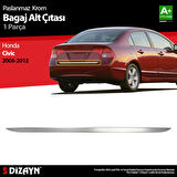S-Dizayn Honda Civic Krom Bagaj Alt Çıta 2006-2012