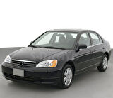 S-Dizayn Honda Civic Krom Cam Çıtası 4 Prç 2002-2006