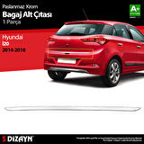 S-Dizayn Hyundai i20 Krom Bagaj Alt Çıtası 2014-2018