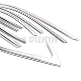 S-Dizayn Skoda Octavia A8 Sedan Krom Cam Çerçevesi 12 Prç. 2020 Üzeri A+ Kalite