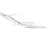 S-Dizayn Peugeot 2008 2 Krom Ön Tampon Çıtası 2020-2023