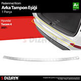 S-Dizayn Hyundai Tucson 4 Krom Arka Tampon Eşiği 2021-2024