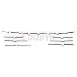 S-Dizayn Renault Megane 4 Krom Ön Tampon Çıtası 7 Prç. 2020 Üzeri