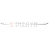 S-Dizayn Opel Corsa F Krom Bagaj Alt Çıtası 2019 Üzeri