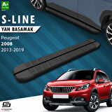 S-Dizayn Peugeot 2008 S-Line Siyah Yan Basamak 173 Cm 2013-2019 A+ Kalite