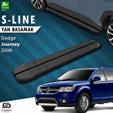 S-Dizayn Dodge Journey S-Line Siyah Yan Basamak 183 Cm 2008-2020 A+ Kalite