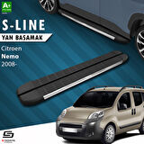 S-Dizayn Citroen Nemo S-Line Krom Yan Basamak 173 Cm 2008-2017 A+ Kalite