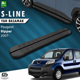 S-Dizayn Peugeot Bipper S-Line Siyah Yan Basamak 173 Cm 2007-2017 A+ Kalite