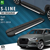 S-Dizayn Audi Q3 8U S-Line Aluminyum Yan Basamak 173 Cm 2011-2018 A+ Kalite
