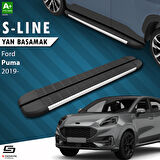 S-Dizayn Ford Puma S-Line Aluminyum Yan Basamak 173 Cm 2019 Üzeri A+ Kalite